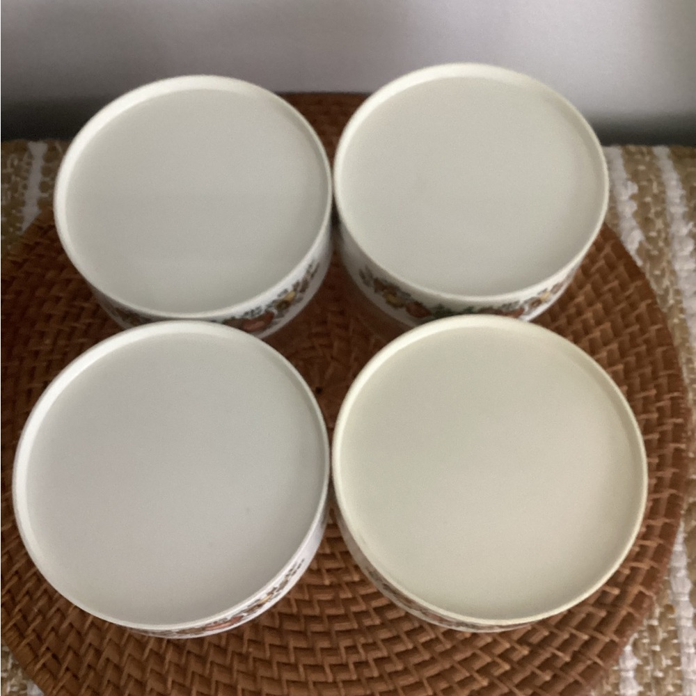 Vintage 1970s PYREX glass storage containers Set (4) Spice of Life 24 oz - Picture 3 of 5
